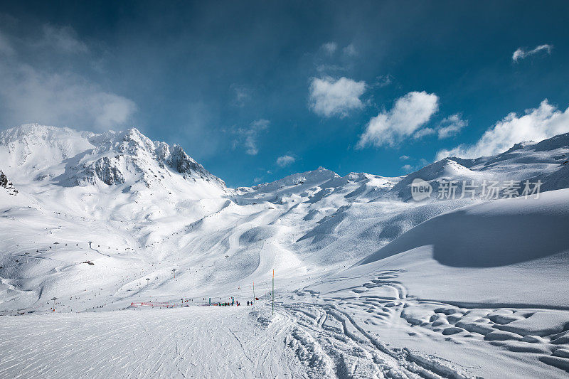 Val Thorens的滑雪道